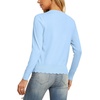 image:imageGRECERELLE Cardigan Sweaters for Women Lightweight 2026 Fall OutfitsLight Blue