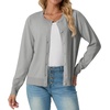 image:imageGRECERELLE Cardigan Sweaters for Women Lightweight 2026 Fall OutfitsLight Grey