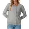 image:imageGRECERELLE Cardigan Sweaters for Women Lightweight 2026 Fall OutfitsLight Grey