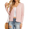 image:imageGRECERELLE Cardigan Sweaters for Women Lightweight 2026 Fall OutfitsLight Pink
