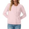 image:imageGRECERELLE Cardigan Sweaters for Women Lightweight 2026 Fall OutfitsPink White