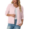 image:imageGRECERELLE Cardigan Sweaters for Women Lightweight 2026 Fall OutfitsPink White