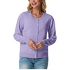 image:imageGRECERELLE Cardigan Sweaters for Women Lightweight 2026 Fall OutfitsPurple Gray
