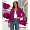 image:imageGRECERELLE Cardigan Sweaters for Women Lightweight 2026 Fall OutfitsRaspberry Red
