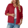 image:imageGRECERELLE Cardigan Sweaters for Women Lightweight 2026 Fall OutfitsRed