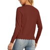 image:imageGRECERELLE Cardigan Sweaters for Women Lightweight 2026 Fall OutfitsRust Red