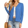 image:imageGRECERELLE Cardigan Sweaters for Women Lightweight 2026 Fall OutfitsSky Blue