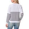 image:imageGRECERELLE Cardigan Sweaters for Women Lightweight 2026 Fall OutfitsStriped White Black