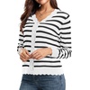 image:imageGRECERELLE Cardigan Sweaters for Women Lightweight 2026 Fall OutfitsWhite Black Striped