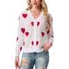 image:imageGRECERELLE Cardigan Sweaters for Women Lightweight 2026 Fall OutfitsWhite Heart