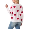 image:imageGRECERELLE Cardigan Sweaters for Women Lightweight 2026 Fall OutfitsWhite Heart