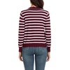 image:imageGRECERELLE Cardigan Sweaters for Women Lightweight 2026 Fall OutfitsWine White Striped