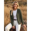image:imageGRECERELLE Cardigan Sweaters for Women Lightweight Fall Outfits 2026Army Green