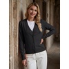 image:imageGRECERELLE Cardigan Sweaters for Women Lightweight Fall Outfits 2026Black