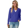 image:imageGRECERELLE Cardigan Sweaters for Women Lightweight Fall Outfits 2026Bright Blue