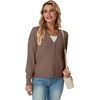 image:imageGRECERELLE Cardigan Sweaters for Women Lightweight Fall Outfits 2026Brown