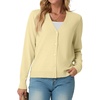 image:imageGRECERELLE Cardigan Sweaters for Women Lightweight Fall Outfits 2026Butter Yellow