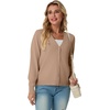 image:imageGRECERELLE Cardigan Sweaters for Women Lightweight Fall Outfits 2026Camel