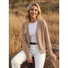 image:imageGRECERELLE Cardigan Sweaters for Women Lightweight Fall Outfits 2026Camel