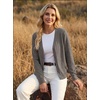 image:imageGRECERELLE Cardigan Sweaters for Women Lightweight Fall Outfits 2026Charcoal