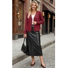 image:imageGRECERELLE Cardigan Sweaters for Women Lightweight Fall Outfits 2026Cherry Red