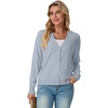 image:imageGRECERELLE Cardigan Sweaters for Women Lightweight Fall Outfits 2026Grey Blue