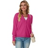 image:imageGRECERELLE Cardigan Sweaters for Women Lightweight Fall Outfits 2026Hot Pink