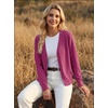 image:imageGRECERELLE Cardigan Sweaters for Women Lightweight Fall Outfits 2026Hot Pink