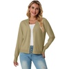 image:imageGRECERELLE Cardigan Sweaters for Women Lightweight Fall Outfits 2026Khaki