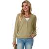 image:imageGRECERELLE Cardigan Sweaters for Women Lightweight Fall Outfits 2026Khaki