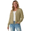 image:imageGRECERELLE Cardigan Sweaters for Women Lightweight Fall Outfits 2026Khaki
