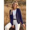 image:imageGRECERELLE Cardigan Sweaters for Women Lightweight Fall Outfits 2026Navy Blue