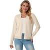 image:imageGRECERELLE Cardigan Sweaters for Women Lightweight Fall Outfits 2026Oatmeal