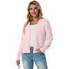 image:imageGRECERELLE Cardigan Sweaters for Women Lightweight Fall Outfits 2026Pink White