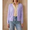 image:imageGRECERELLE Cardigan Sweaters for Women Lightweight Fall Outfits 2026Purple Gray