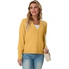 image:imageGRECERELLE Cardigan Sweaters for Women Lightweight Fall Outfits 2026Yellow