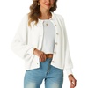 image:imageGRECERELLE Chunky Knit Cardigan Sweaters for Women 2026 Fall OutfitsBeige White