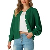 image:imageGRECERELLE Chunky Knit Cardigan Sweaters for Women 2026 Fall OutfitsDark Green