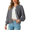 image:imageGRECERELLE Chunky Knit Cardigan Sweaters for Women 2026 Fall OutfitsGray