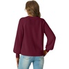 image:imageGRECERELLE Chunky Knit Cardigan Sweaters for Women 2026 Fall OutfitsWine Red