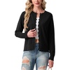 image:imageGRECERELLE Knit Cardigan Sweaters for Women Lightweight 2026 Fall OutfitsAblack