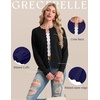 image:imageGRECERELLE Knit Cardigan Sweaters for Women Lightweight 2026 Fall OutfitsAblack
