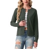 image:imageGRECERELLE Knit Cardigan Sweaters for Women Lightweight 2026 Fall OutfitsArmy Green