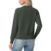image:imageGRECERELLE Knit Cardigan Sweaters for Women Lightweight 2026 Fall OutfitsArmy Green