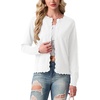 image:imageGRECERELLE Knit Cardigan Sweaters for Women Lightweight 2026 Fall OutfitsAwhite