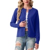 image:imageGRECERELLE Knit Cardigan Sweaters for Women Lightweight 2026 Fall OutfitsBright Blue