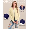 image:imageGRECERELLE Knit Cardigan Sweaters for Women Lightweight 2026 Fall OutfitsButter Yellow