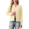 image:imageGRECERELLE Knit Cardigan Sweaters for Women Lightweight 2026 Fall OutfitsButter Yellow