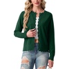 image:imageGRECERELLE Knit Cardigan Sweaters for Women Lightweight 2026 Fall OutfitsDark Green