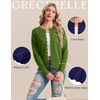 image:imageGRECERELLE Knit Cardigan Sweaters for Women Lightweight 2026 Fall OutfitsDill Green